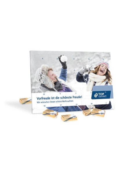Table Advent calendar Select Edition with promotional print