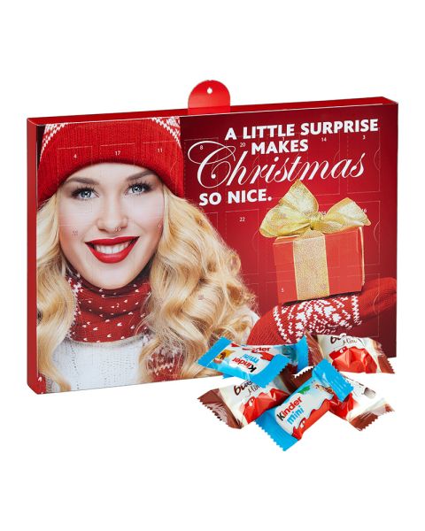 Children's chocolate mix Advent calendar with promotional print