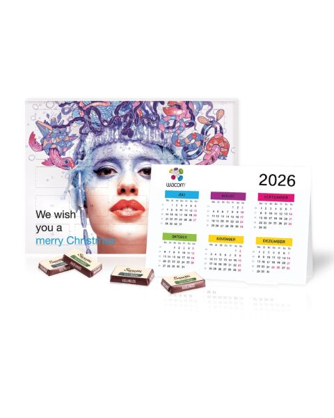 2-in-1 Advent calendar with Sarotti annual planner