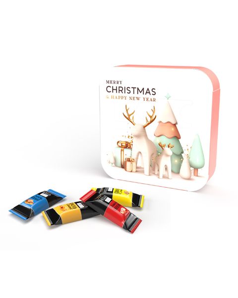 40 g Lindt HELLO mini sticks Appventsbox with promotional print