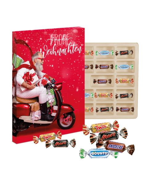 Mars Miniatures Mix Advent calendar (paper fibre inlay) with promotional print