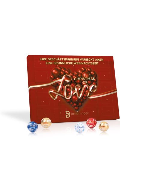 Table Advent calendar, gourmet edition with logo print