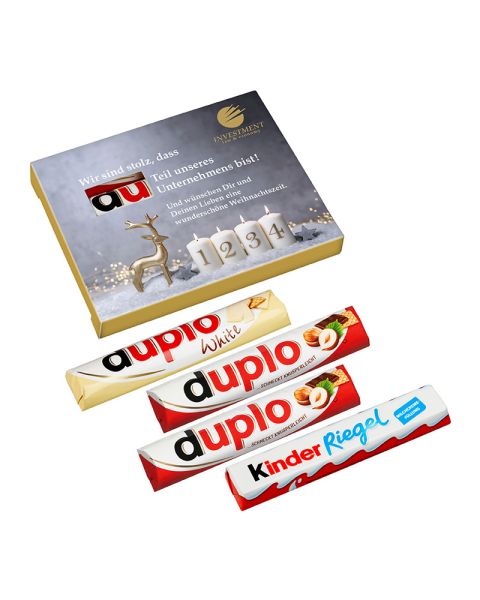 4-pack Ferrero Advent pack with promotional print