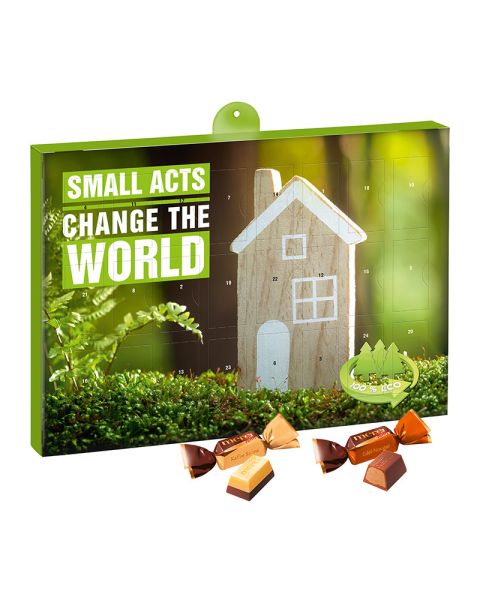 Eco Advent calendar merci Petit with promotional print