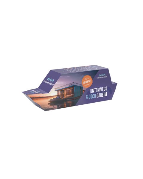 3D ship with fillings and promotional print