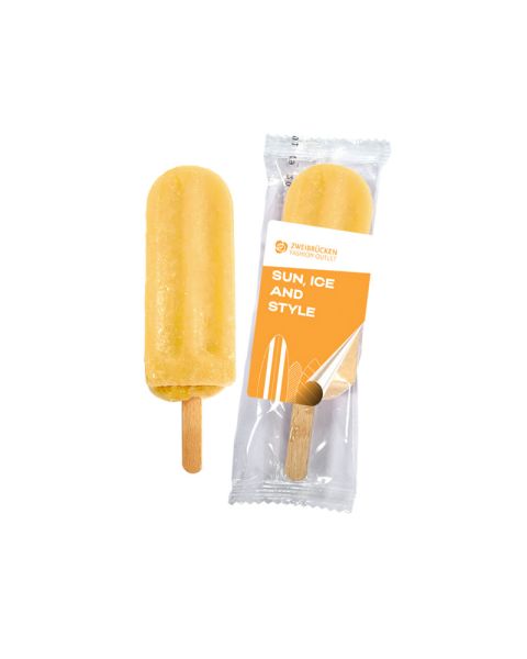 90 ml apple sorbet ice cream with promotional label
