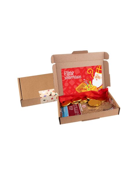 Weihnachtsmailing mit süßer Weihnachtsmischung und doppelseitig bedruckter Weihnachtskarte Variante A6-4