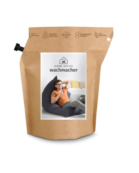 Präsentset  Home-Office Wachmacher Kaffee Brühbeutel Honduras, wiederverwendbar, Fairtrade