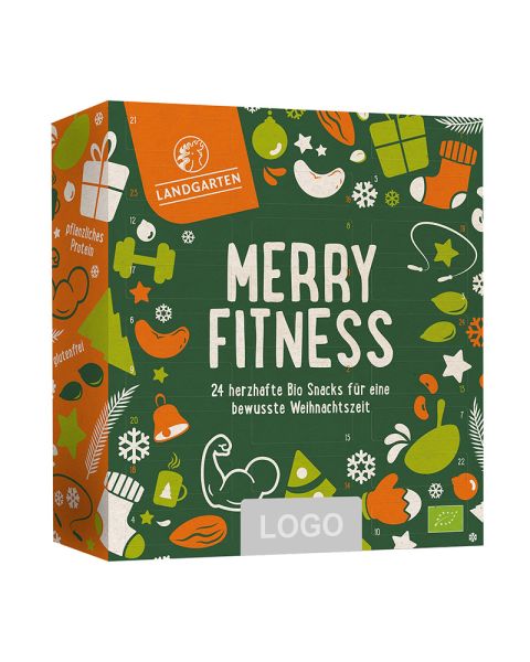 380 g LANDGARTEN Adventkalender Bio Herzhaft mit Logoanbringung