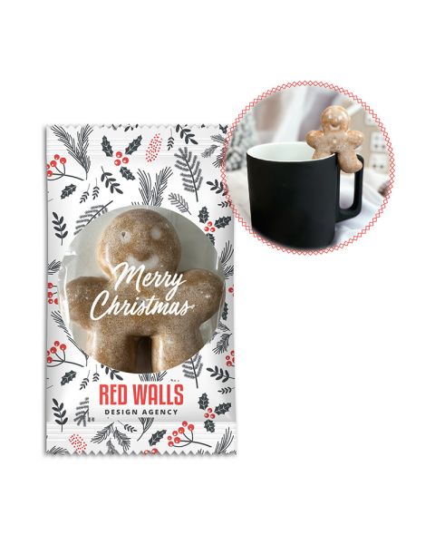 12 g brown gingerbread cookie in promotional bag