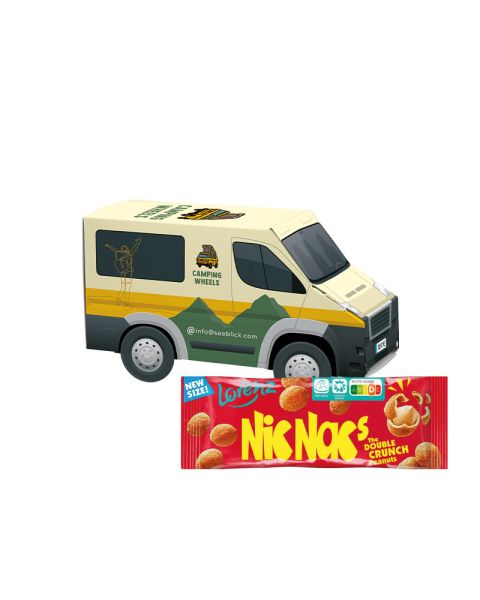 3D Präsent Transporter Lorenz Nic Nac's Erdnüsse mit Werbebedruckung