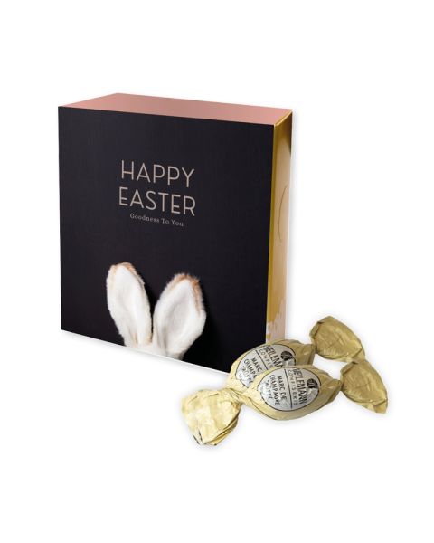 72 g Heilemann Happy Easter nougat eggs in promotional slipcase with print