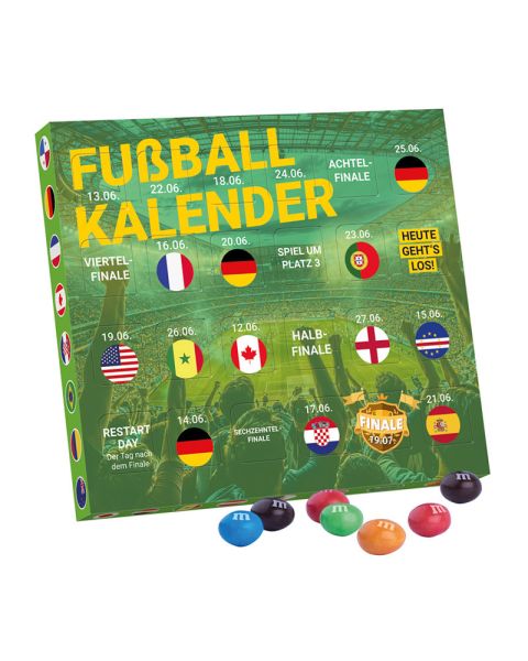 Event-Kalender mit XS M&M's Crispy und Werbedruck