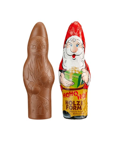 70 g Klett chocolate Santa Claus in individually printable tin foil
