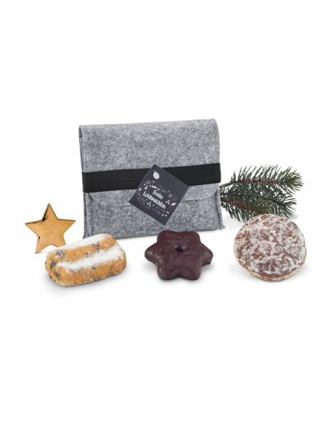 Präsentset  Filztasche mit Gebäck