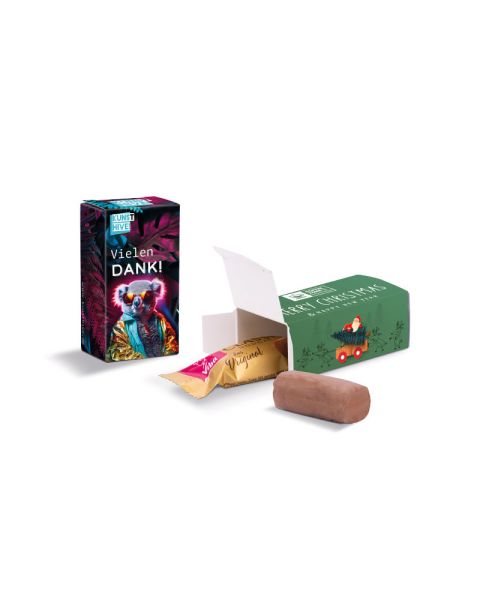 10 g Viba nougat roll in promotional box with all-round print