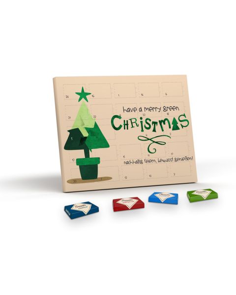 120 g Sarotti Naps Adventskalender mit Werbedruck