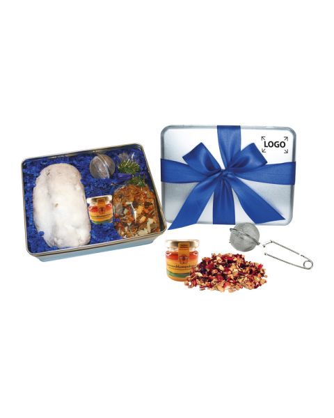 Kleines Christstollen Set mit Werbeanbringung