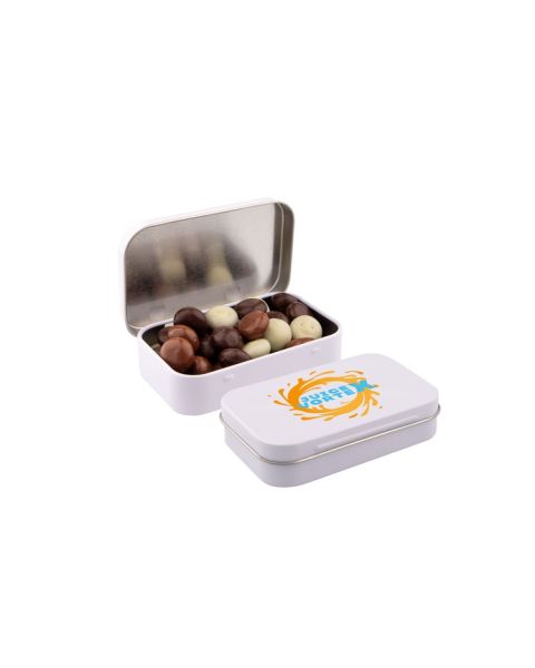 Large hinged lid tin Tony Chocolonely Lil'Bits