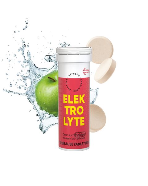 10er Elektrolyte-Brausetabletten mit Werbedruckung
