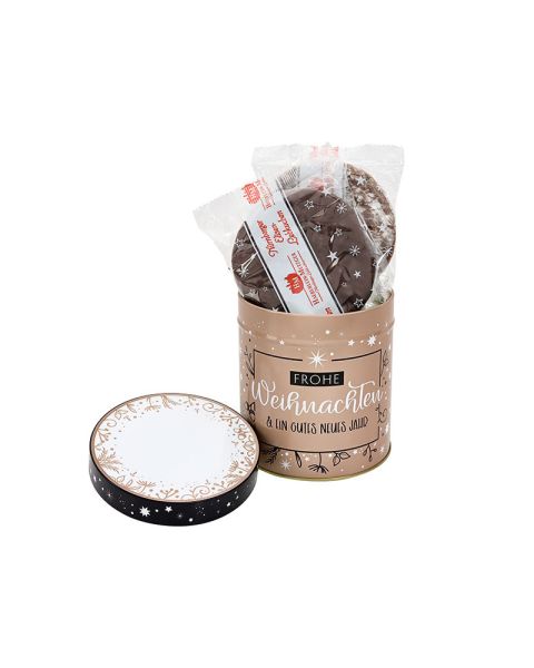 Christmas tree gift tin in standard design