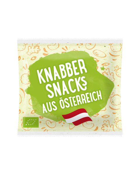 10 g LANDGARTEN Bio Knabber Mix Original im Papiertütchen mit Werbedruck