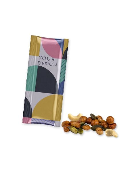 Bio Protein Snack im Portionsstick mit Werbedruck