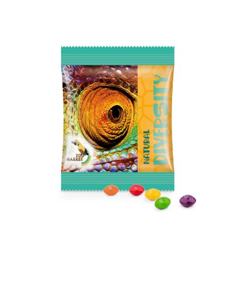 10 g Skittles Fruits chewy sweets in promotional bags with print