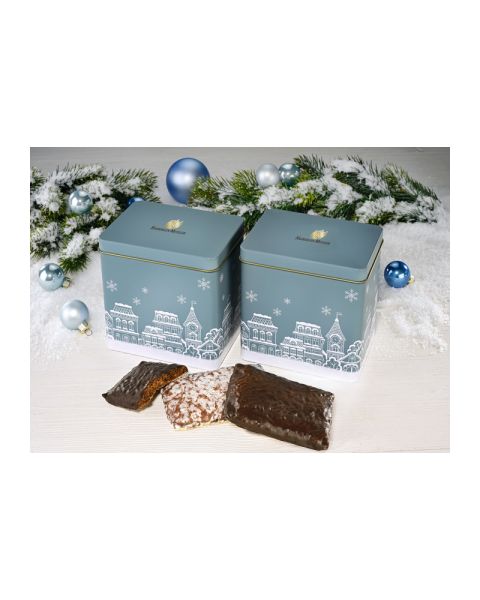 Präsent 350 g Nürnberger Elisen-Lebkuchen in Weihnachtsdose Elisen Nr 5 im Standarddesign