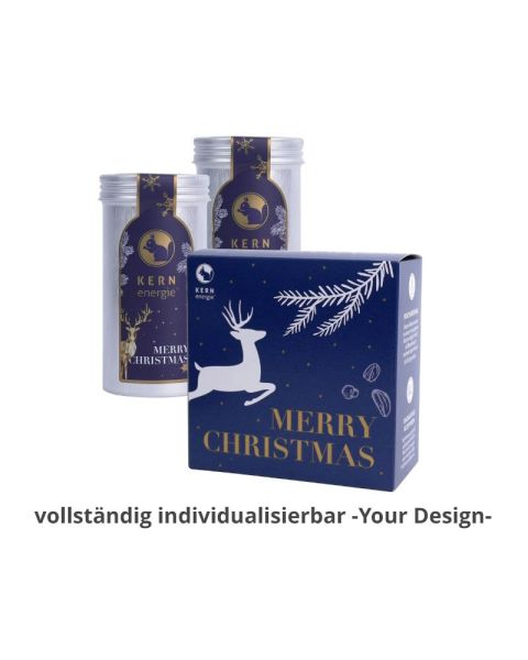 Small Christmas gift set with 2 x 90 g nuts