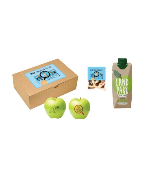 Recruiting box with standard print We are looking for you