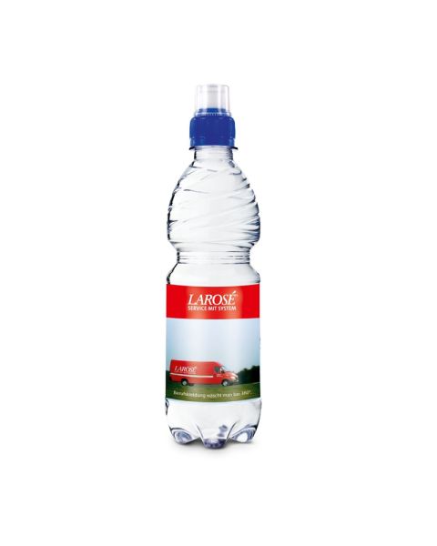 500 ml promotional still water with sports cap and logo print