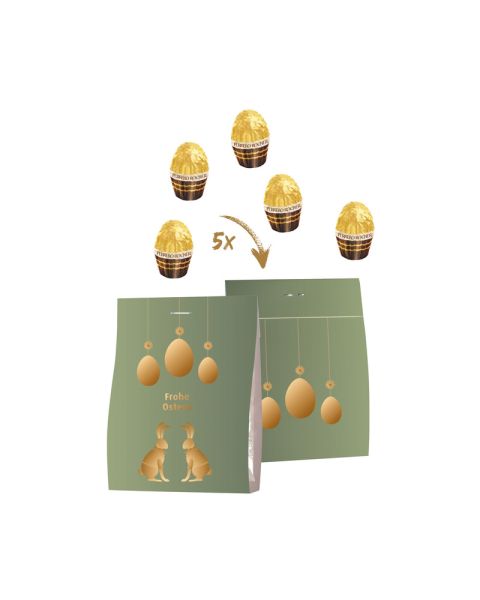 Smart Bag Ferrero Rocher chocolate eggs with advertising