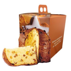 750 g Panettone klassisch in einer Faltschachtel mit Werbeanbringung