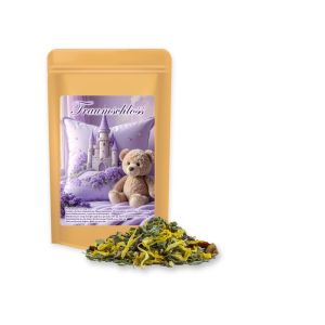 21 g Kräutertee Lavendel im Midi Doypack mit Werbedruck