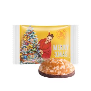 Bahlsen Mini Lebkuchen im recyclingfähigen Papierflowpack mit Werbedruck