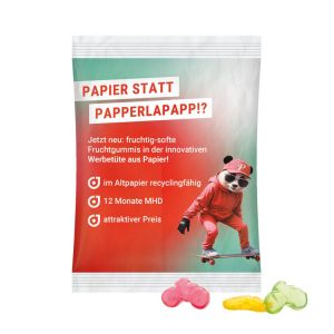 50 g Trolli Fruchtgummi Fahrräder im Werbetütchen aus recyclingfähigen Papier