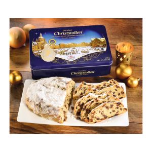 Präsent 1000 g Dr Quendt Dresdner Christstollen in Dose