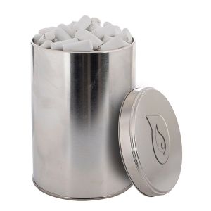 Lakritz Schulkreide in 1,3 l Metalldose mit geprägtem Deckel