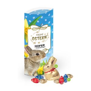 35 g Lindt-Ostermischung in Kissenverpackung mit Logodruck