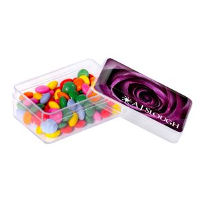 Schokolinsen Box mit Logodruck