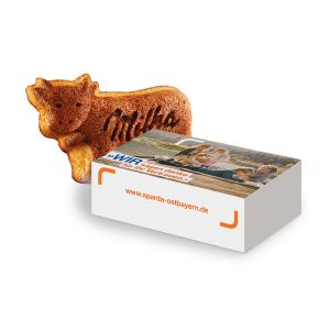 Milka Soft Moo in Werbekartonage mit Logodruck