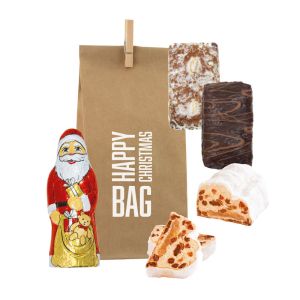 Happy Xmas Bag Mix mit Logodruck
