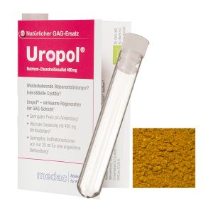 Express Reagenzglas mit Garam Masala Gewürz in Faltkarte mit Werbedruck