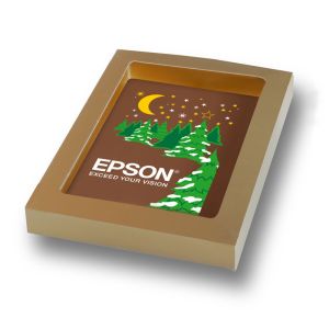 150 g Schokokarte mit individuellem Direktdruck