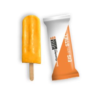 Werbe Sorbet Eis im bedruckbarem Flowpack