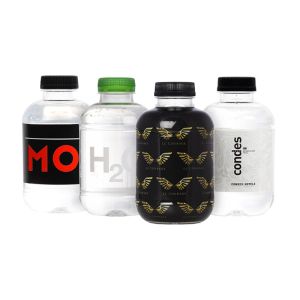 Mini-Wasserflaschen mit Logodruck