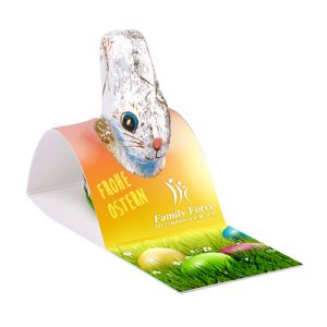 Klett Osterhase mit Werbebanderole
