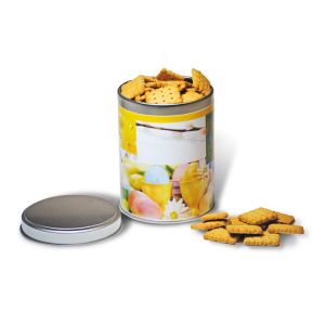 Süße Osterdose mit Butterkeksen und Werbedruck