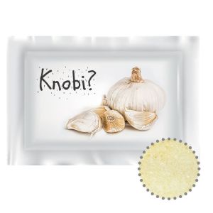 4 g Knoblauchsalz in Portionstüte mit Werbedruck